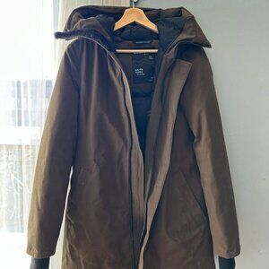 Aritzia Golden Winter Dawn Coat